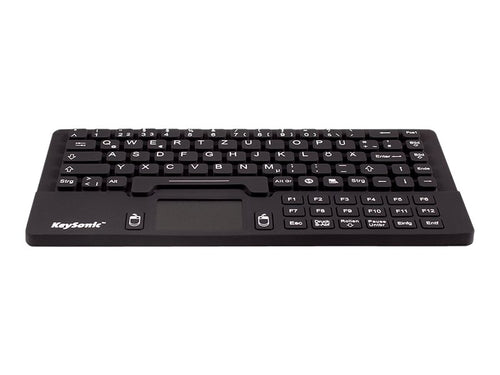KEYSONIC Industrietastatur – Wasserdicht, mit Touchpad