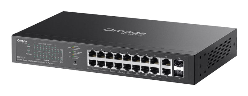 TP-Link Omada Switch – 20 Ports, PoE+ für einfache Netzwerkverwaltung