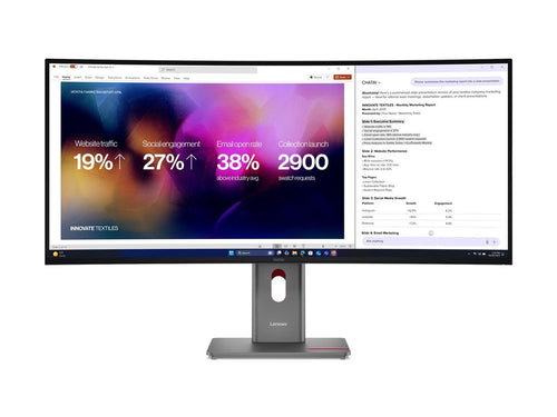 Lenovo ThinkVision Monitor – 40" gebogen, 5K-Display