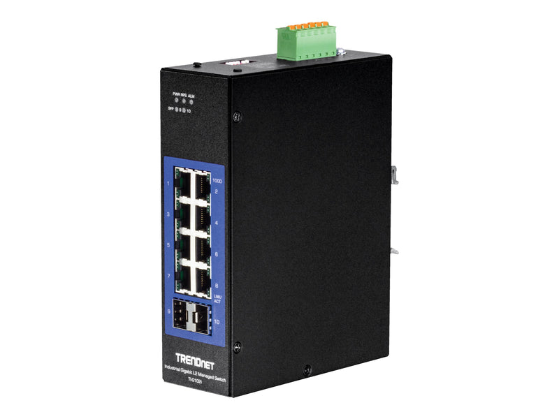Trendnet 10-Port Switch – Gigabit Ethernet, für industrielle Anwendungen