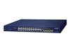 PLANET TECHNOLOGY Netzwerk-Switch – 24 Ports für IPv4/IPv6