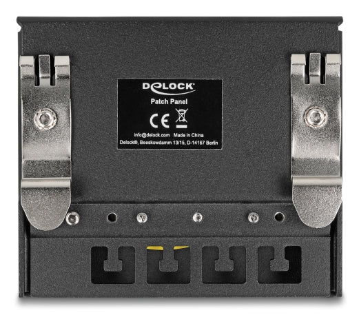 DELOCK Mini Patchpanel – 4 Ports, Cat.6A, für Tischmontage
