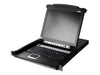 ATEN 17" KVM-Konsole – Integrierte Tastatur und Touchpad