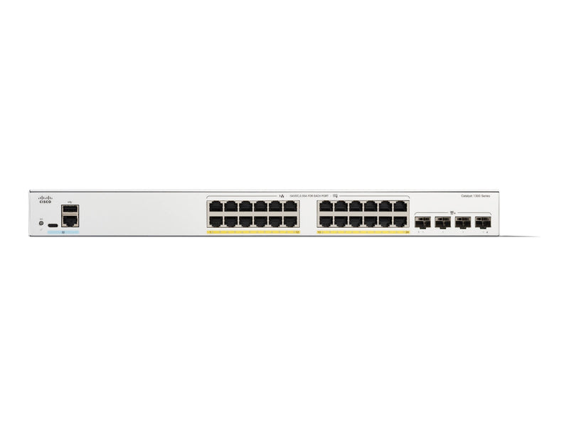 Cisco Netzwerk-Switch – 24 Ports, PoE+ für kleine Unternehmen