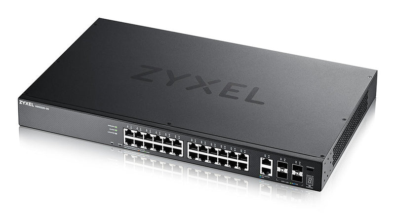 Zyxel Netzwerk-Switch – 24 Anschlüsse, 10 Gigabit Ethernet