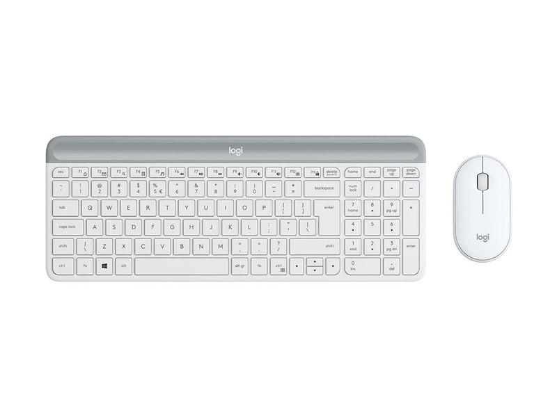 Logitech Kabelloses Tastatur-Maus-Set – Schlankes Design, 10m Reichweite