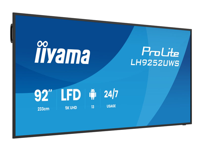 Iiyama 92" LCD-Display – 5K-Auflösung, Blendschutz
