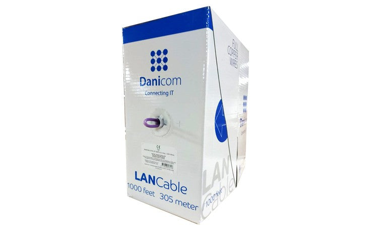 Danicom CAT6 Netzwerkkabel – 305m, sicher und flexibel