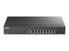 D-Link Smart Switch – 8 schnelle Anschlüsse, 2 für Glasfaser