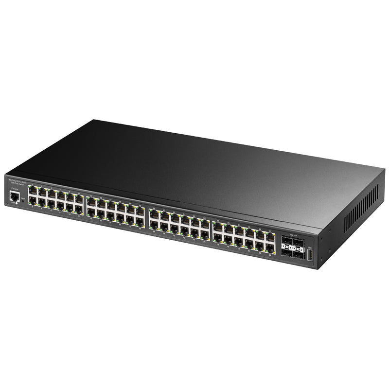 Cudy Netzwerk-Switch – 48 Ports, PoE+ für einfache Stromversorgung
