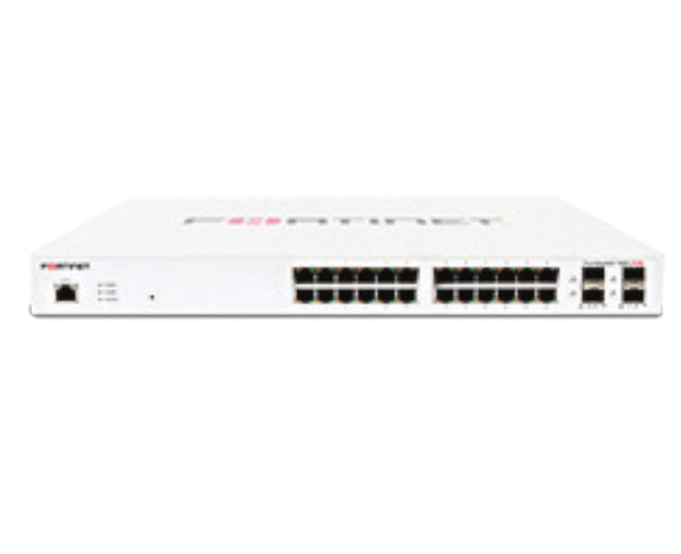 Fortinet Netzwerkswitch – 24 Anschlüsse, PoE-Unterstützung