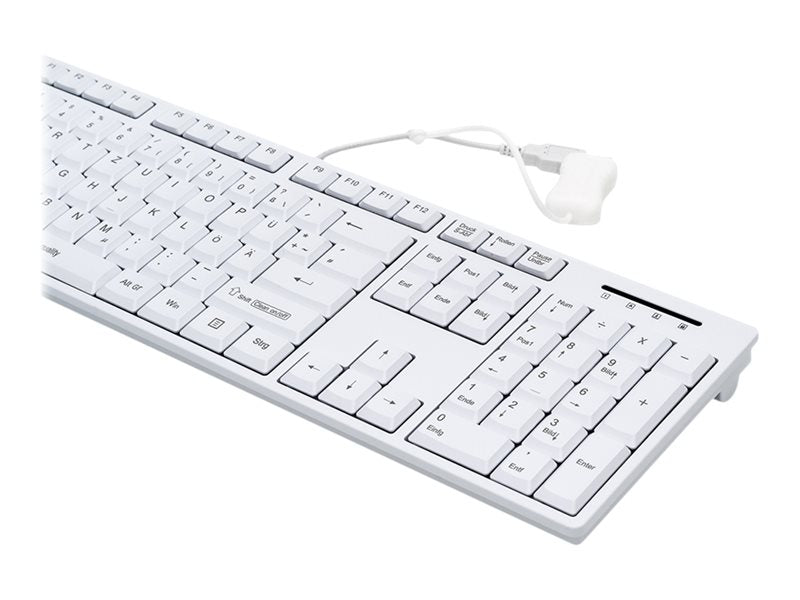 GETT USB-Tastatur – Waschbar, Spritzwassergeschützt, Antimikrobiell