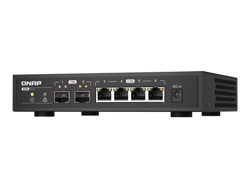 QNAP Netzwerk-Switch – 10GbE & 2,5GbE Anschlüsse, leise