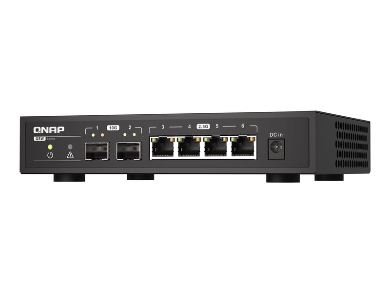 QNAP Netzwerk-Switch – 10GbE & 2,5GbE Anschlüsse, leise
