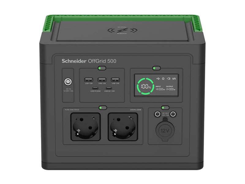 APC Tragbare Power Station – 500 W, vielseitige Anschlüsse