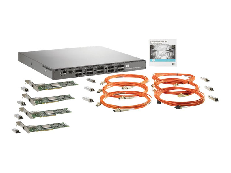 HP Enterprise SAN Switch – 8-Port Fibre Channel, einfache Verwaltung