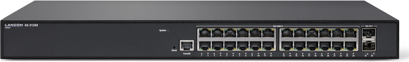 Lancom Netzwerk-Switch – 24 Anschlüsse, 2 schnelle Uplinks