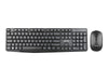 ULTRON Kabelloses Tastatur-Maus-Set – Einfaches Arbeiten, Deutsch Layout