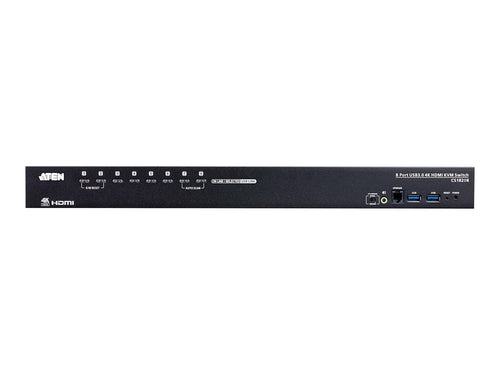 ATEN 8-Port HDMI KVM Switch – USB-Anschlüsse, 4K-Auflösung