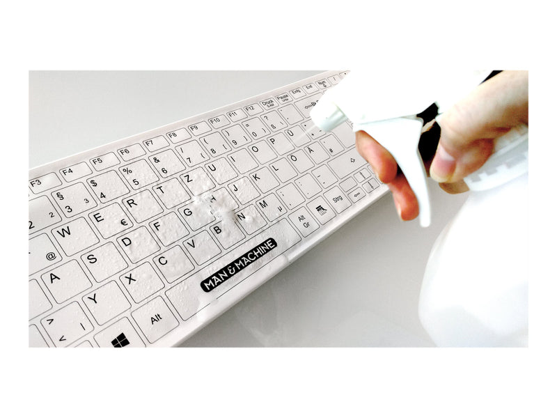 MAN & MACHINE ITsCoolFlatWire Tastatur – Wasserdicht, Leicht zu Reinigen
