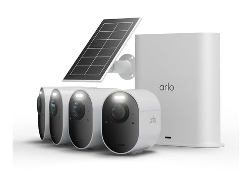 ARLO Ultra 3 Sicherheitskamera-Set – 4 Kameras, Solar-Panel inklusive