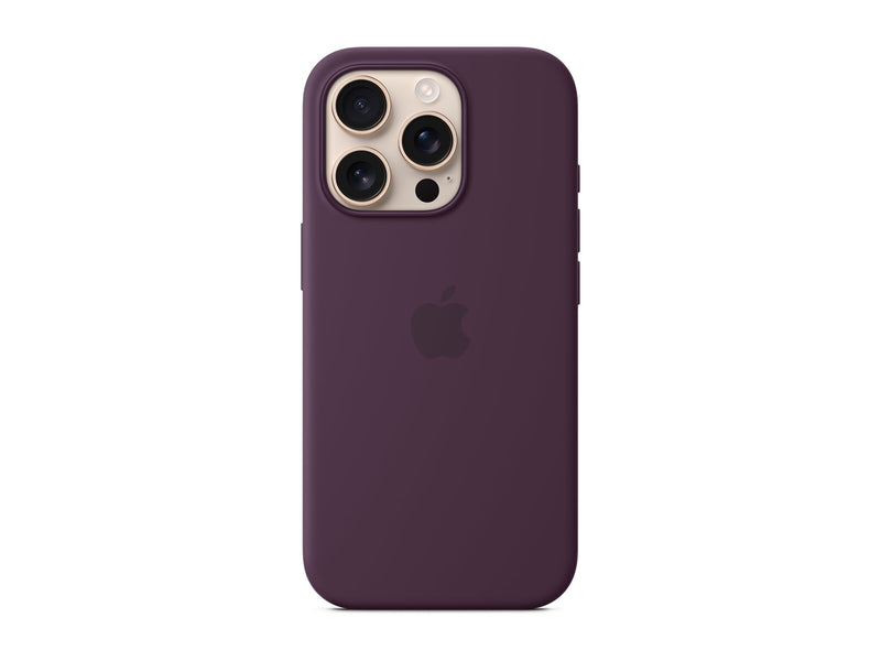 Apple Silikon Case für iPhone 16 Pro – MagSafe, pflaume