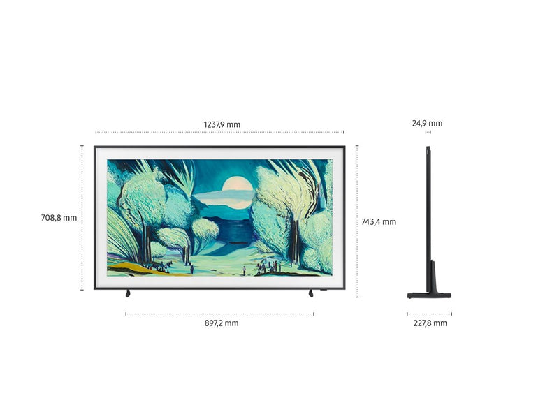 Samsung 55" Smart TV – 4K UHD, stilvolles Design