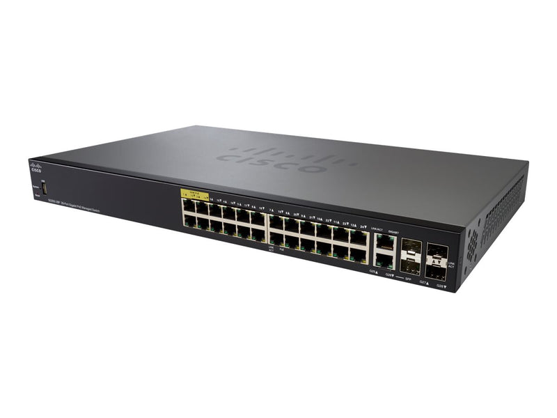 Cisco 28-Port Gigabit Switch – PoE, Einfache Verwaltung