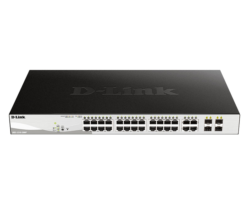 D-Link 28-Port Gigabit Switch – PoE, Smart Managed