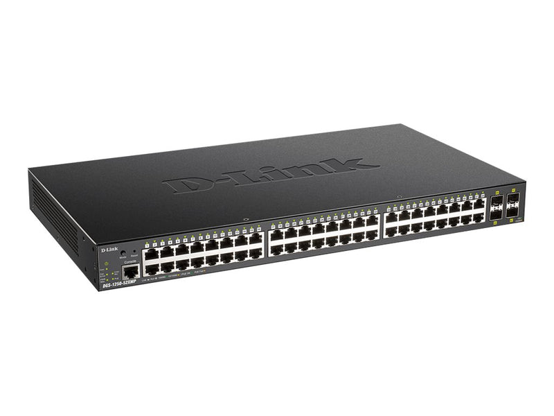 D-Link 52-Port Netzwerk-Switch – Smart, PoE, Gigabit