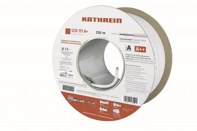 Kathrein Koaxialkabel – 250 m, ideal für TV- und Satellitenanlagen