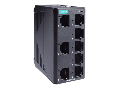 Moxa Ethernet Switch – 8 Ports, für DIN-Schiene
