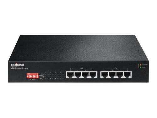 Edimax 8-Port Gigabit Switch – PoE für einfache Netzwerkverbindungen