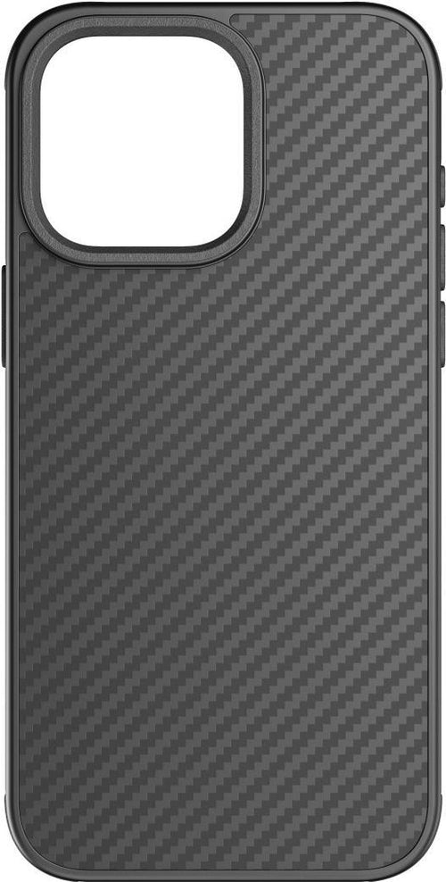 BLACK ROCK iPhone 15 Pro Max Cover – Robustes Carbon-Design