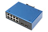 Digitus 8+2-Port Netzwerk-Switch – Robust für Industrie