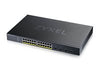 Zyxel 28-Port PoE+ Switch – Gigabit Ethernet, Smart Managed