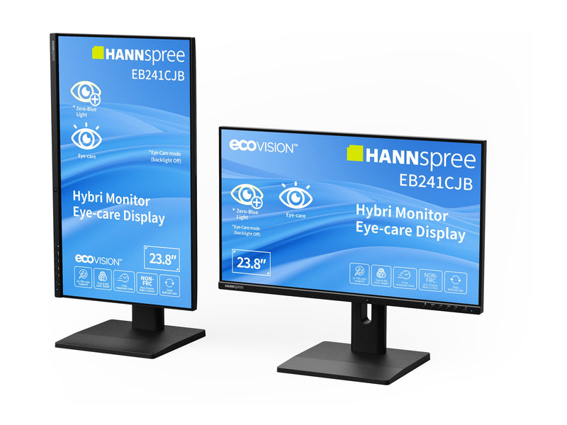 Hannspree 23,8" LED-Monitor – Full HD, USB-C-Anschluss