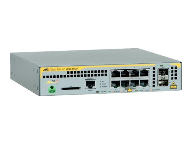 Allied Telesis Netzwerkswitch – 8 PoE-Ports, 2 SFP-Slots