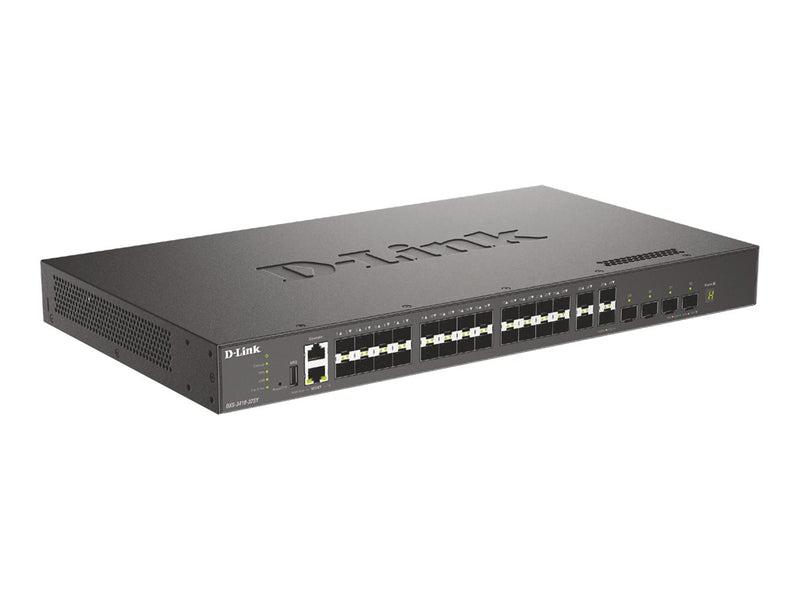 D-Link Netzwerk-Switch – 28 Ports, 10-Gigabit für schnelle Verbindungen