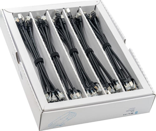 Wirewin Netzwerkkabel-Set – 10 Gigabit, 50 Stück, 0,25m