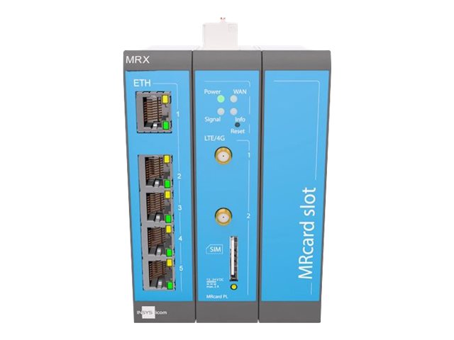 INSYS Router – LTE, 5-Port-Switch für DIN-Schiene