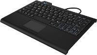 Keysonic USB-Tastatur – Beleuchtet, leise Tasten