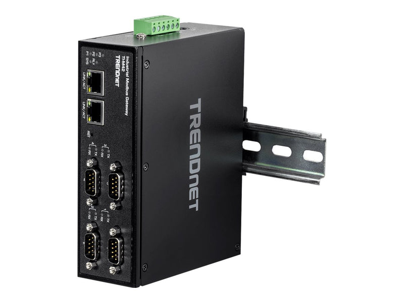 TRENDnet Gateway – 4 Anschlüsse, für industrielle Anwendungen