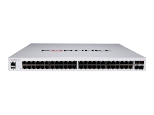 Fortinet Netzwerk-Switch – 48 Ports, PoE+ für einfache Stromversorgung