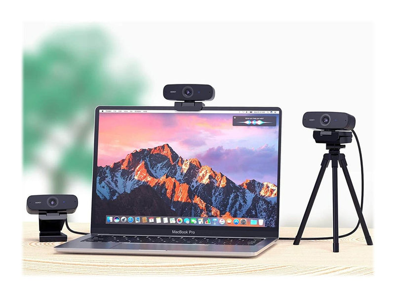 AUKEY Webcam – 1080p Video, integrierte Mikrofone