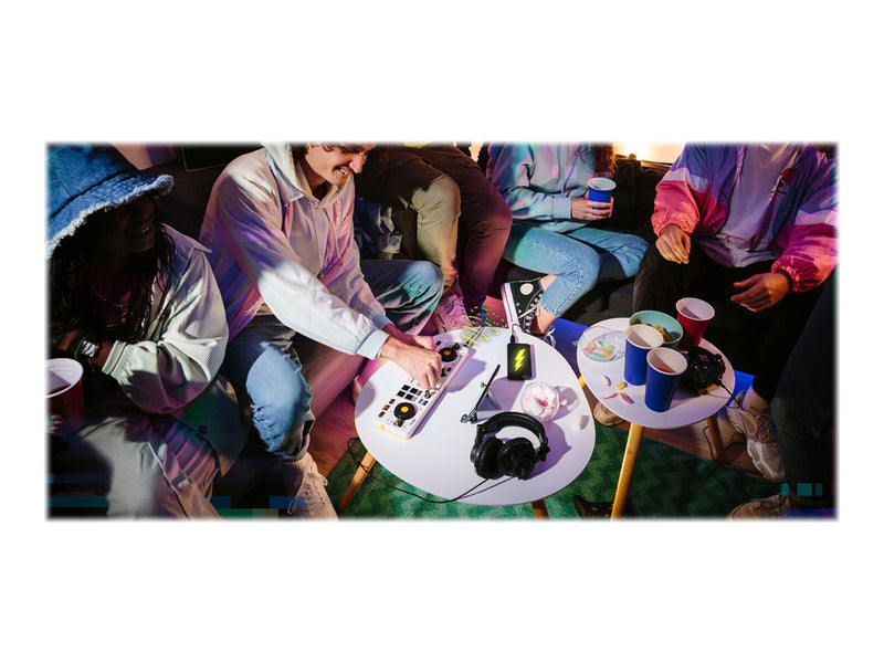 Hercules DJ Controller – Tragbar, 2 Kanäle, Bluetooth