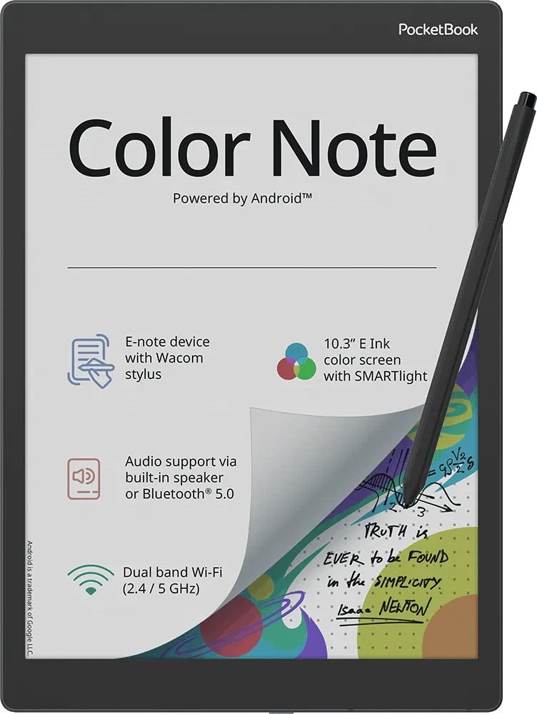 Pocketbook Color Note – Farbdisplay, inkl. Stylus