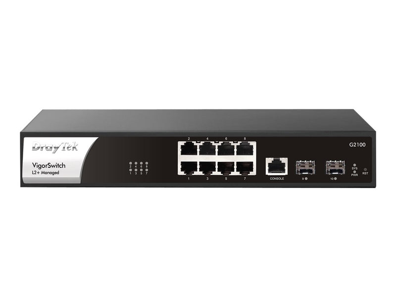 Draytek VigorSwitch – 10-Port Gigabit-Switch, einfache Verwaltung