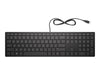 HP Pavilion USB-Tastatur – Komfortables Tippen, Französisches Layout