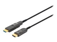 Manhattan HDMI-Glasfaserkabel – 4K, abnehmbarer Stecker